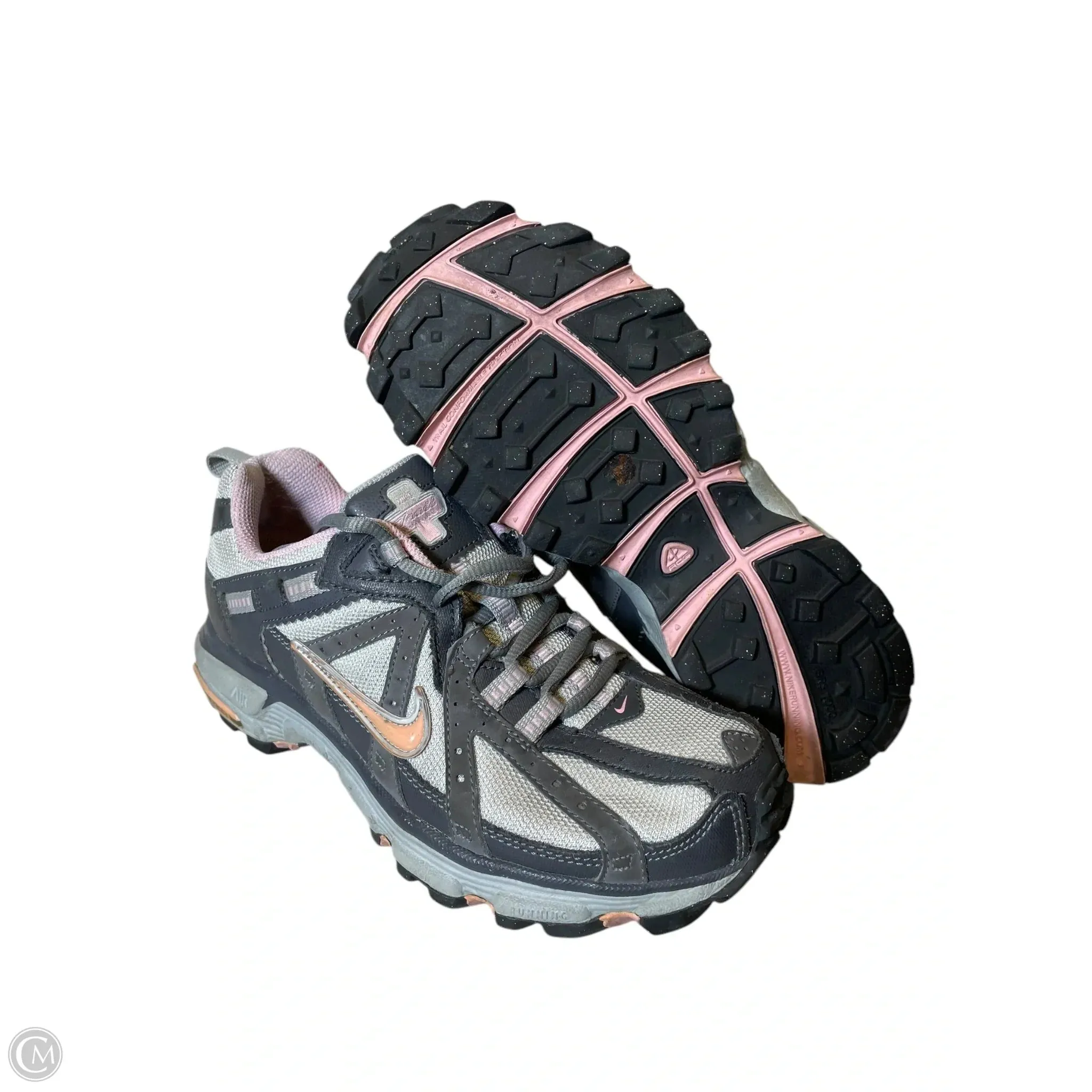 Shoes Athletic By Nike In Grey, Size: 8