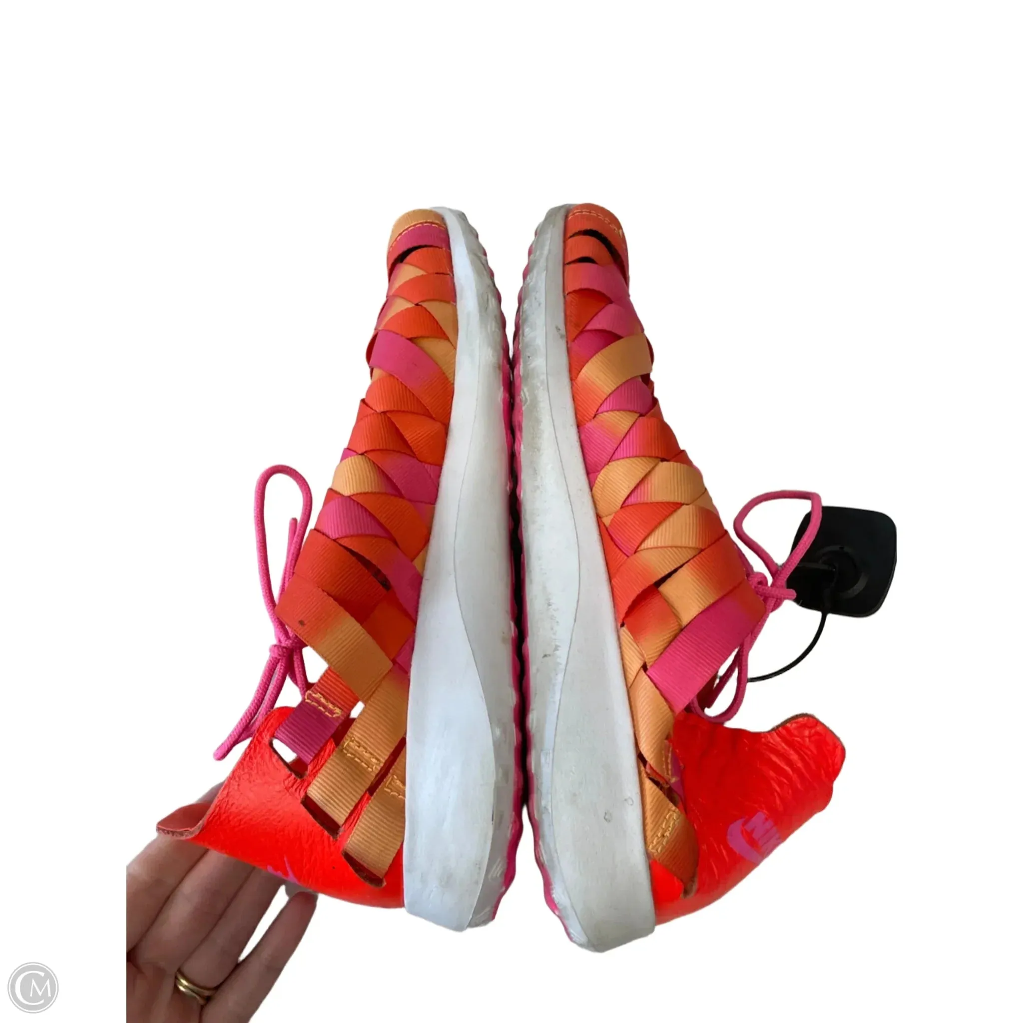 Shoes Athletic By Nike In Orange & Pink, Size: 11