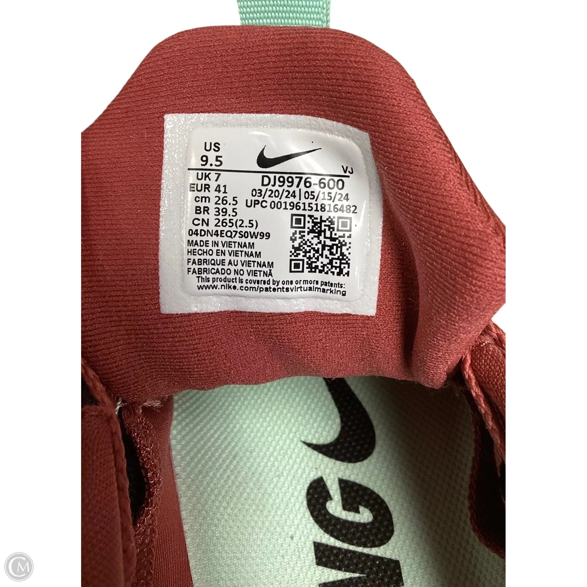 Shoes Athletic By Nike In Pink, Size: 9.5