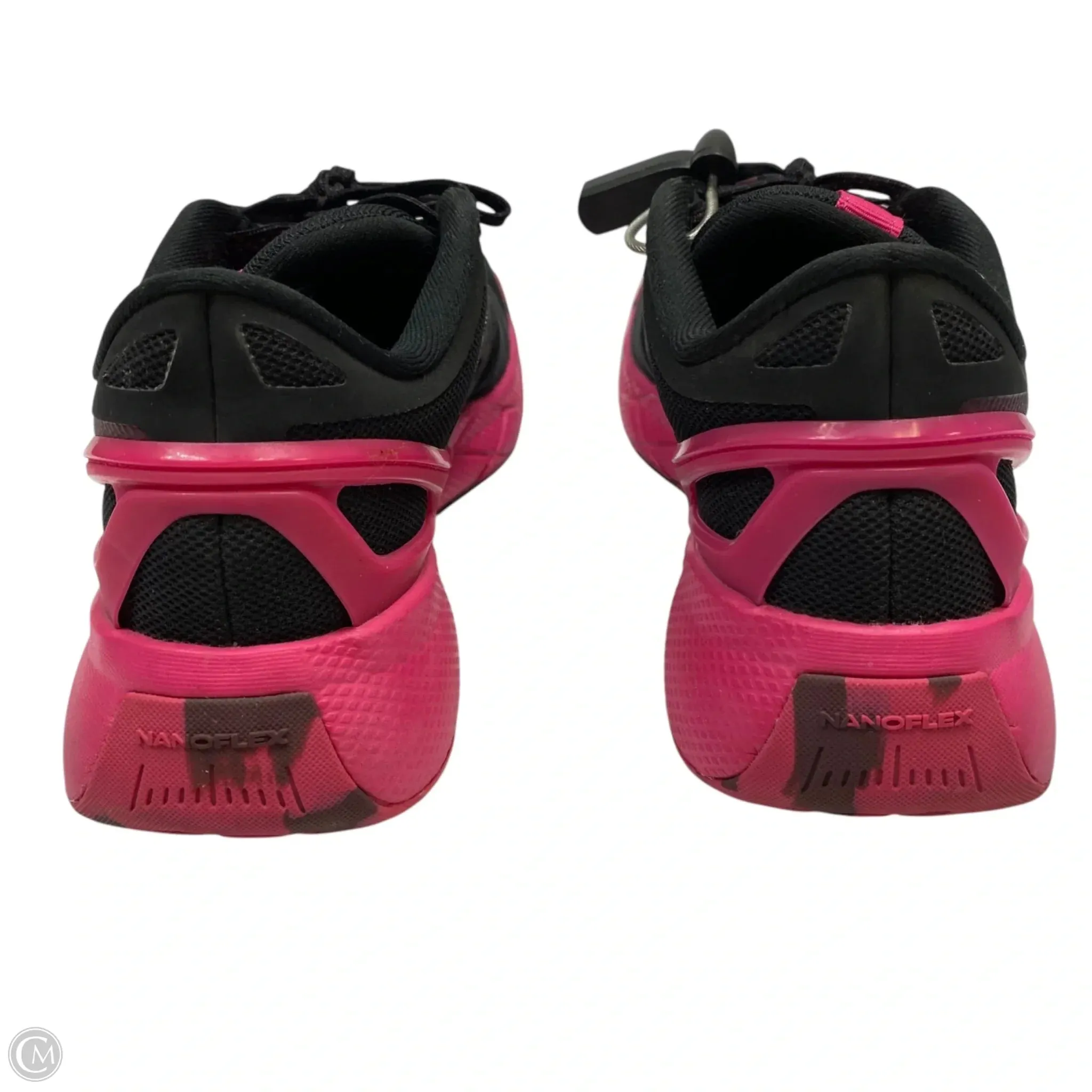 Shoes Athletic By Reebok In Black & Pink, Size: 9