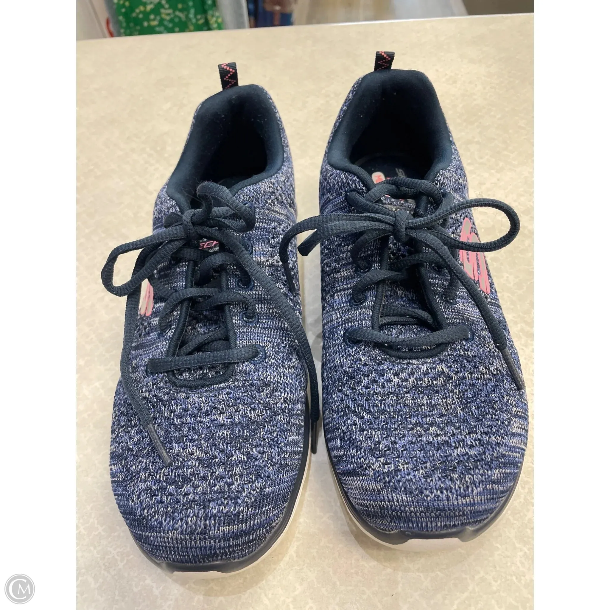 Shoes Athletic By Skechers In Blue, Size: 8