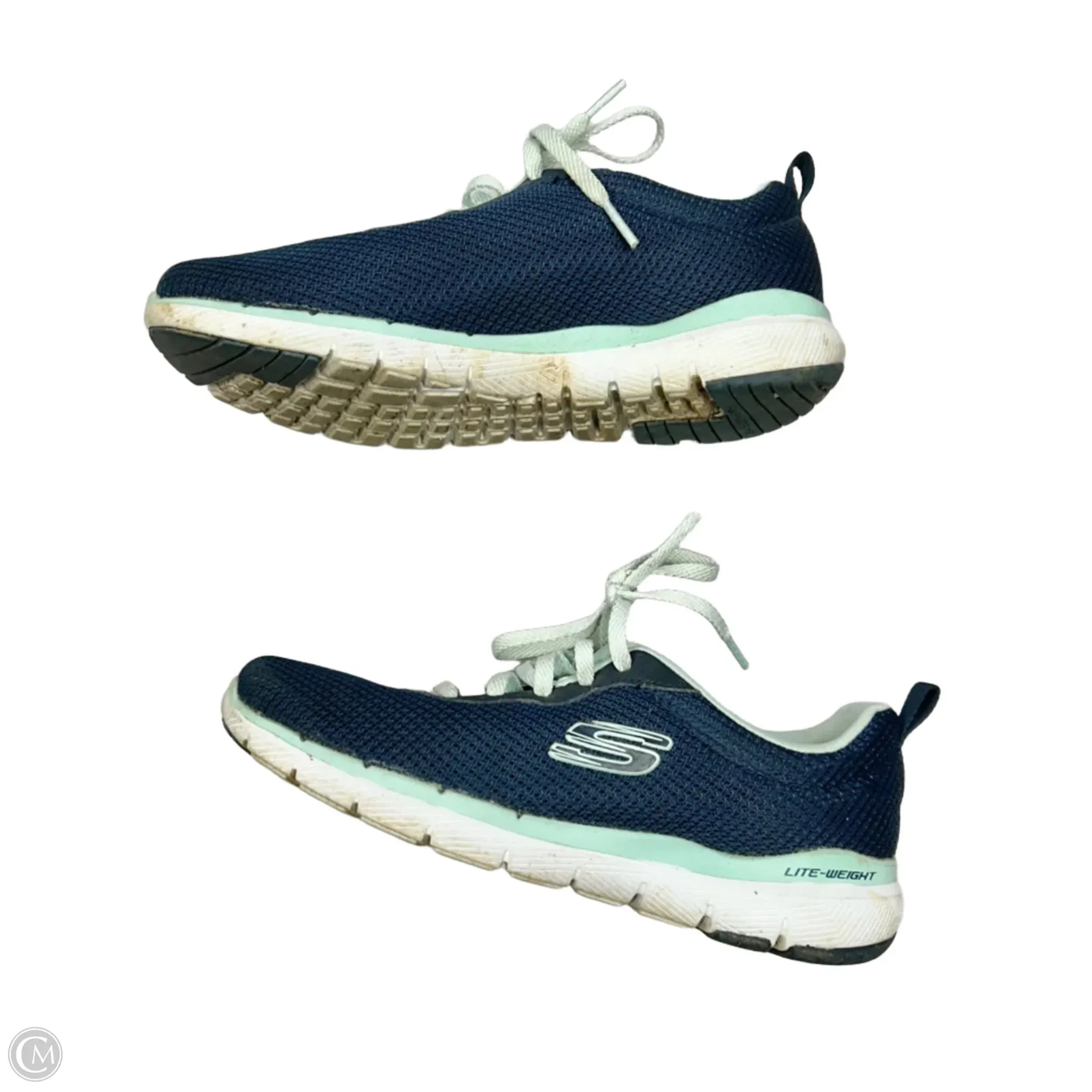 Shoes Athletic By Skechers In Navy, Size: 6