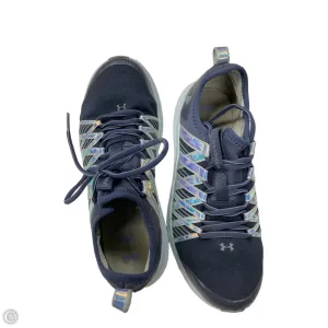 Shoes Athletic By Under Armour In Blue, Size: 6.5