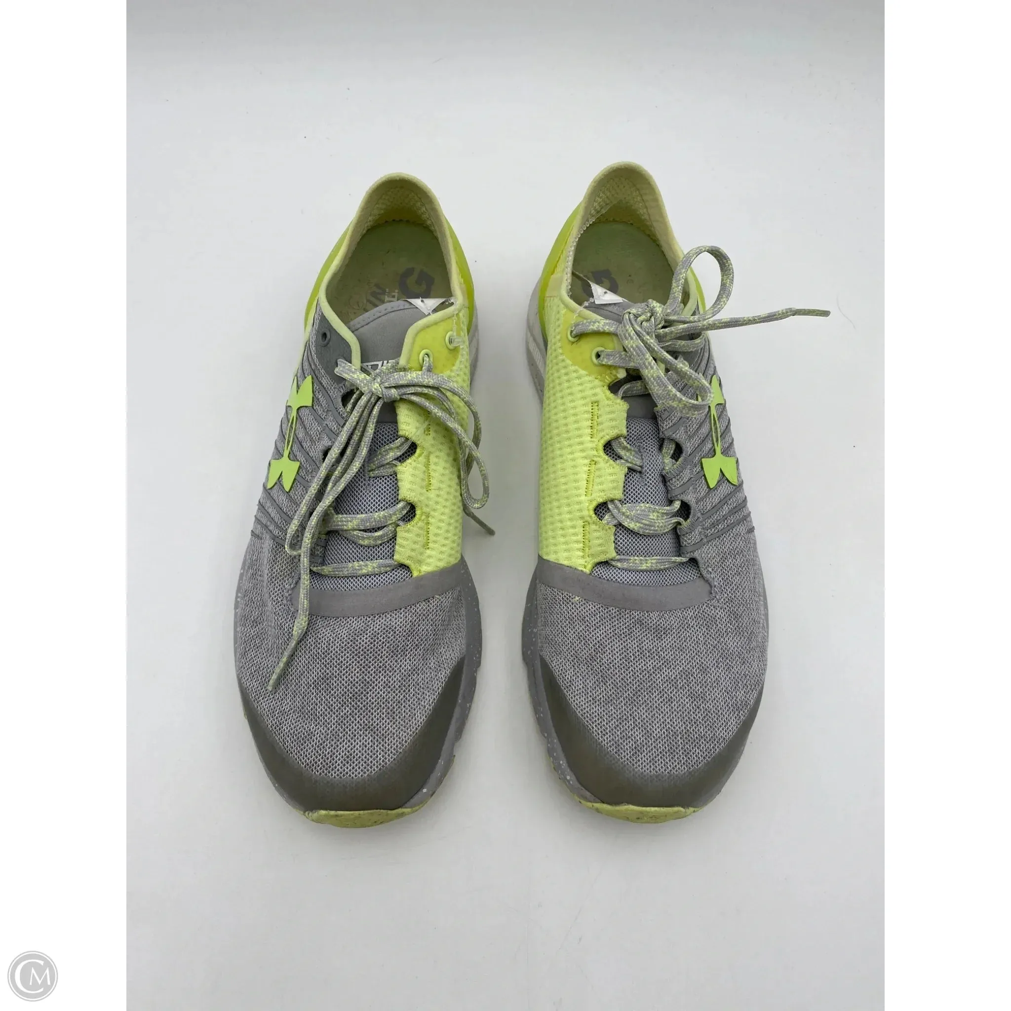 Shoes Athletic By Under Armour In Green & Grey, Size: 9.5