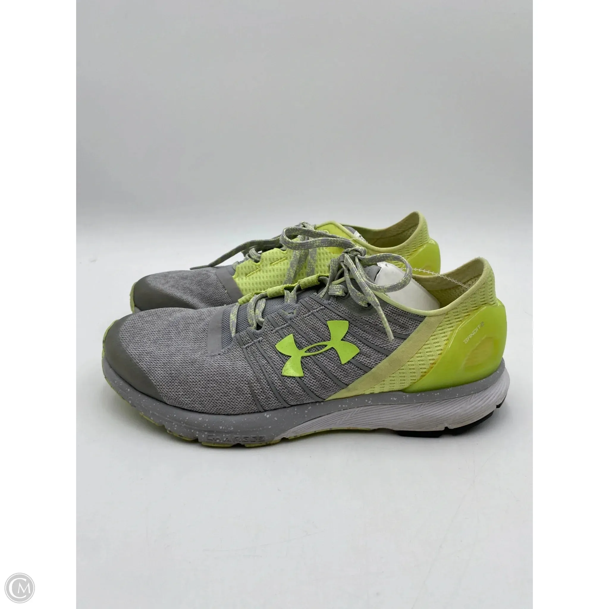 Shoes Athletic By Under Armour In Green & Grey, Size: 9.5