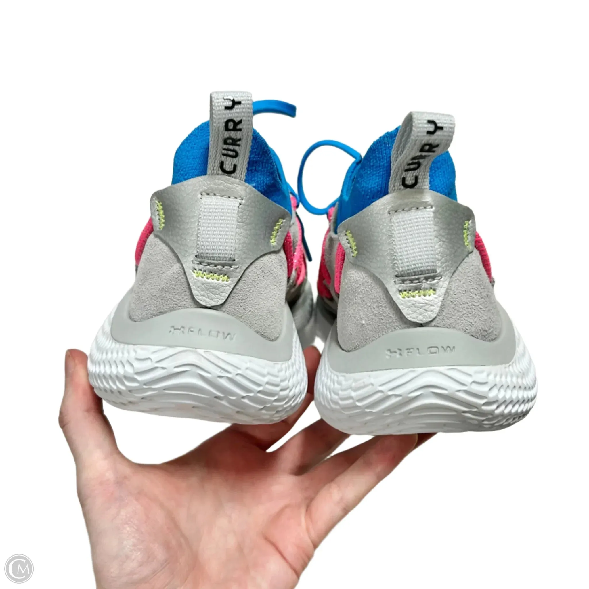 Shoes Athletic By Under Armour In Rainbow Print, Size: 8