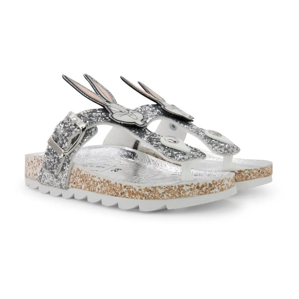 Silver Bugs Bunny Sandals