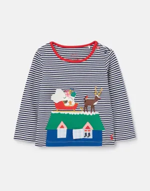 Tate Artwork Long Sleeve T-Shirt - FESTIVEBLU | Joules