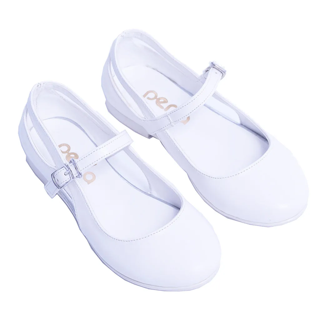 Toddler Snow White Cut-Out Flats