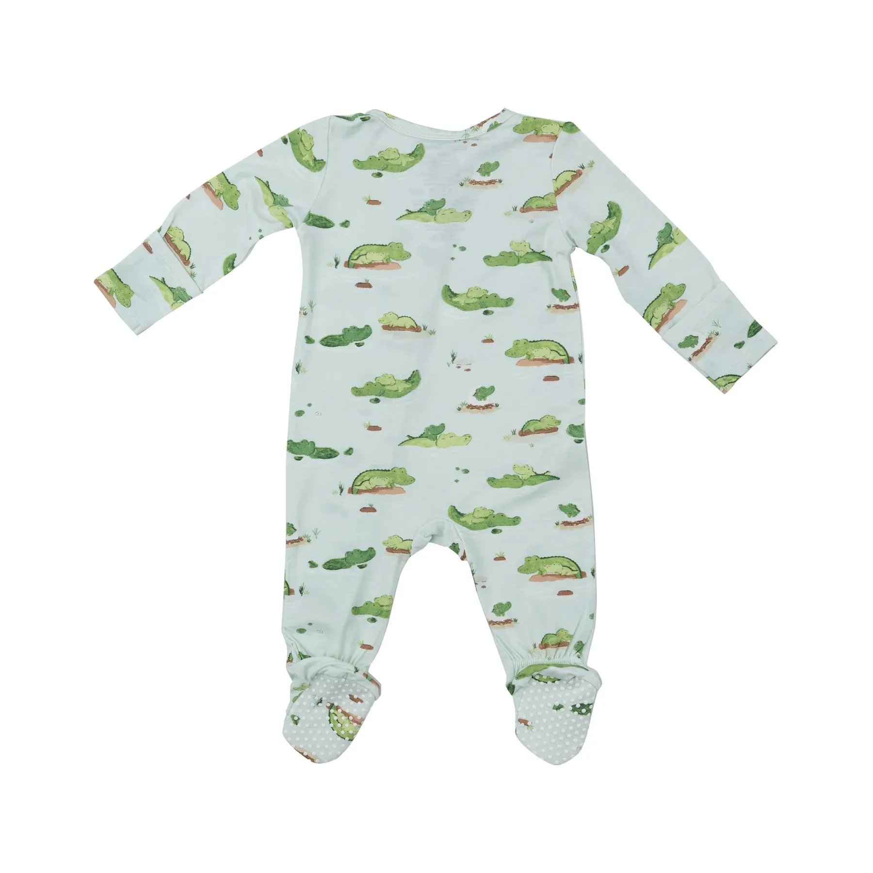 Two Way Zipper Footie - Alligators | Angel Dear
