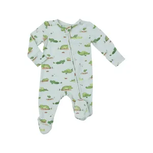 Two Way Zipper Footie - Alligators | Angel Dear