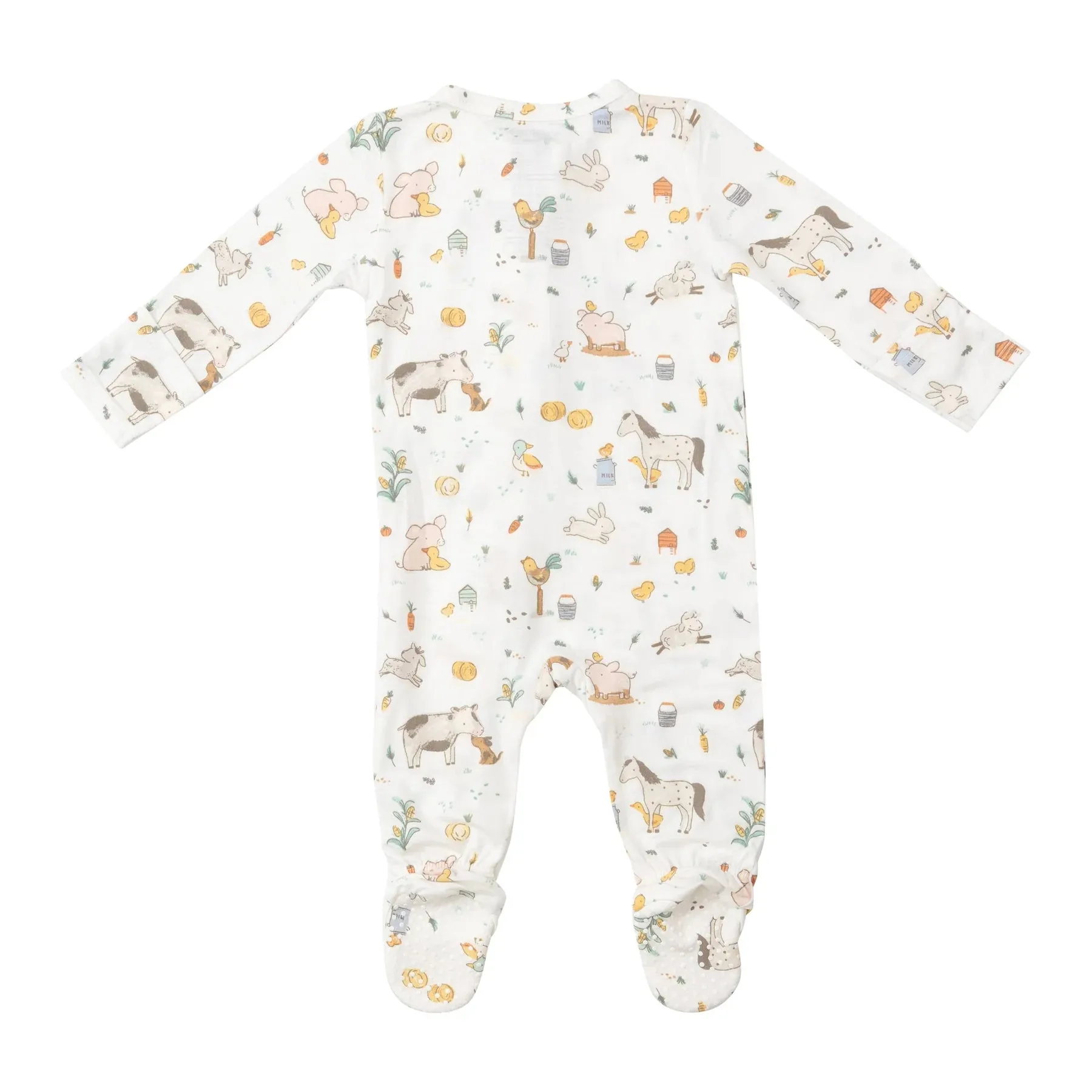 Two Way Zipper Footie - Farm Babies | Angel Dear