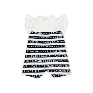 White & Black Romper