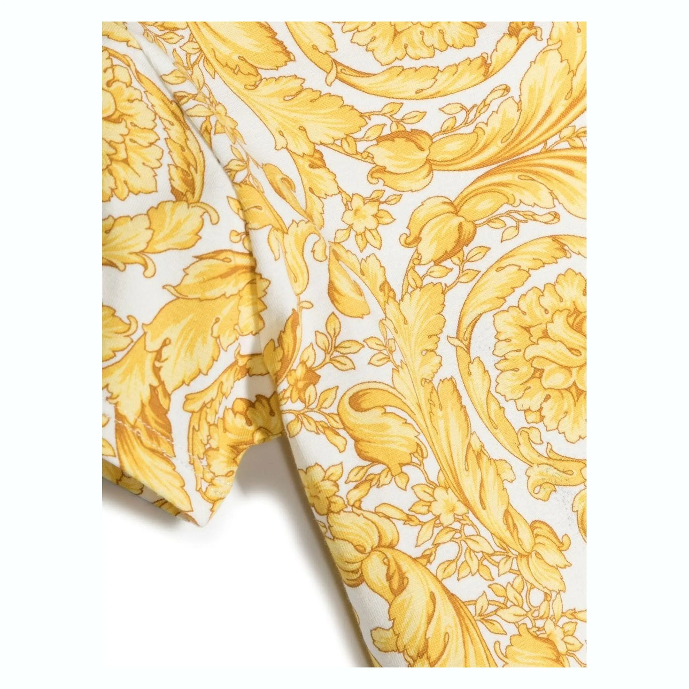 White & Gold Barocco T-Shirt