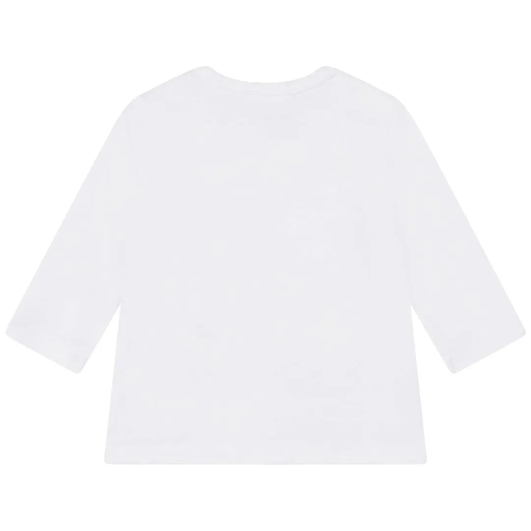 White & Pink T-Shirt   Trouser Set
