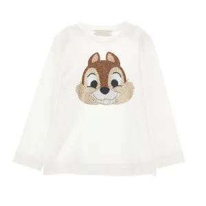 White Chipmunk Face T-Shirt