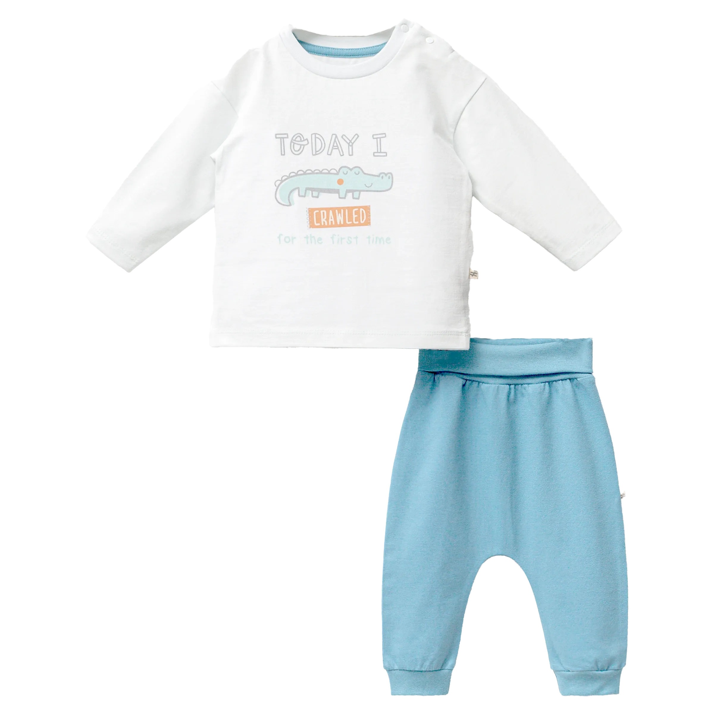White Croc Graphic Outfit
