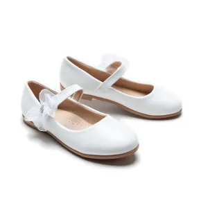 White Haile Rhinestone Flower Flats