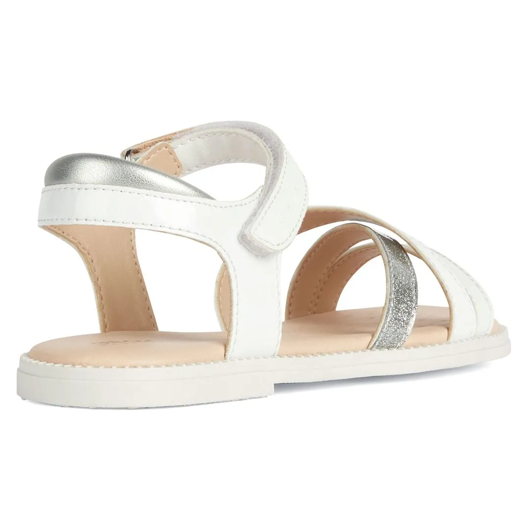 White Karly Summer Sandals