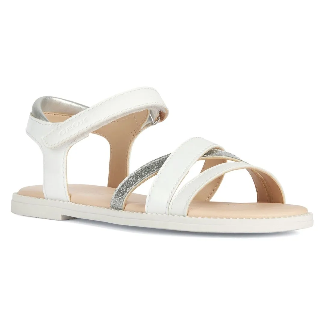 White Karly Summer Sandals