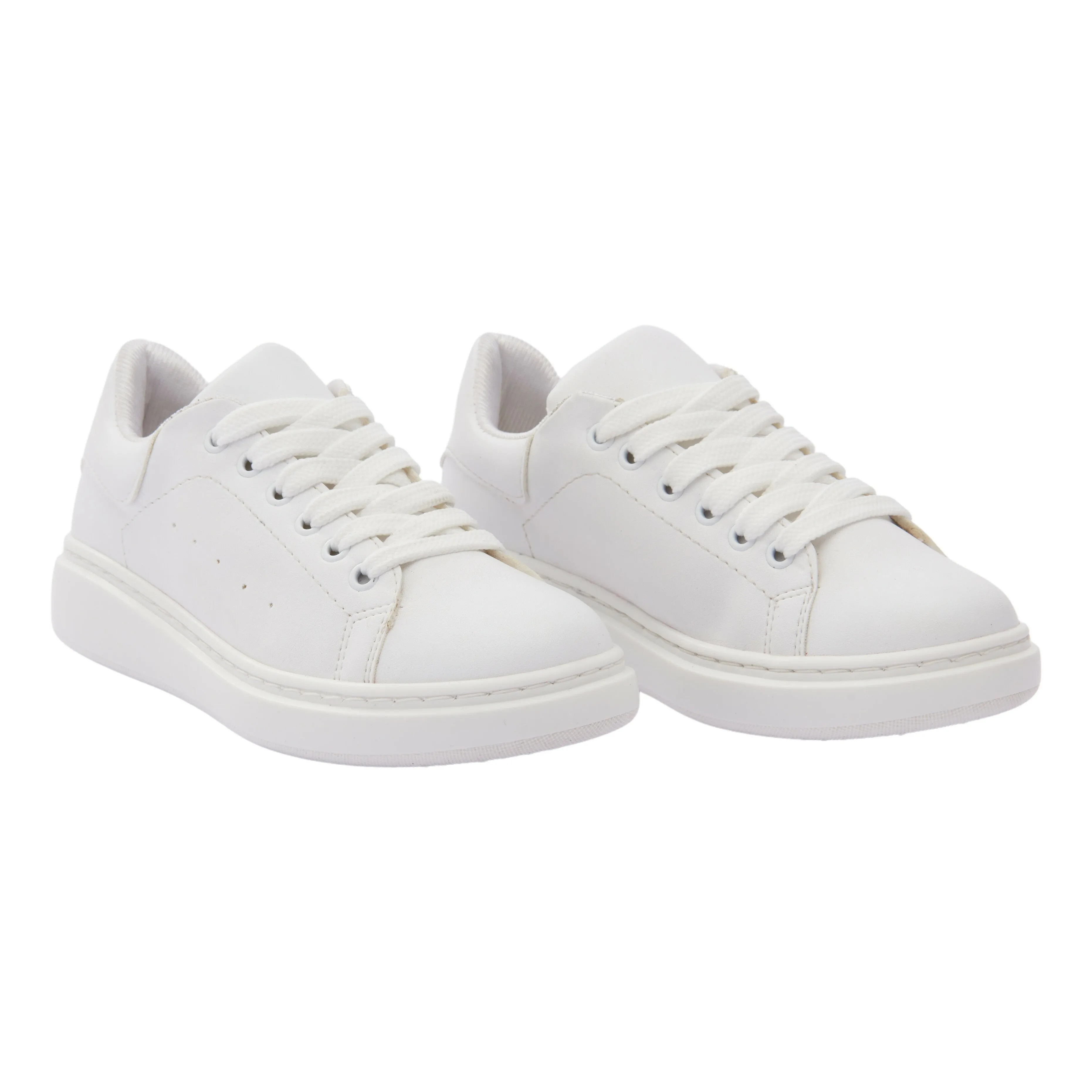 White Lace Sneakers