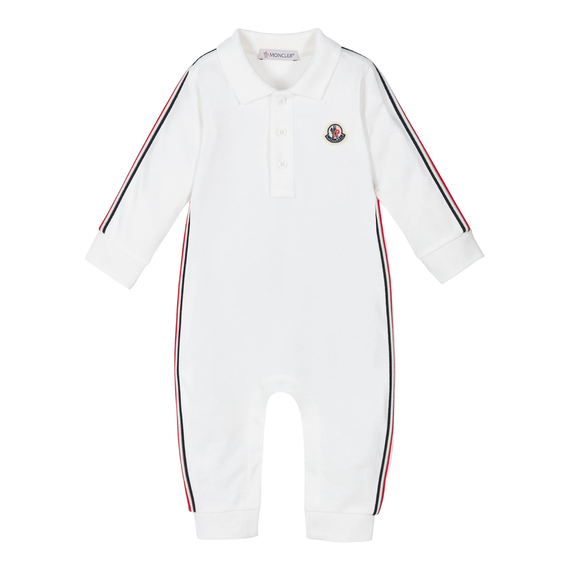 White Logo Romper