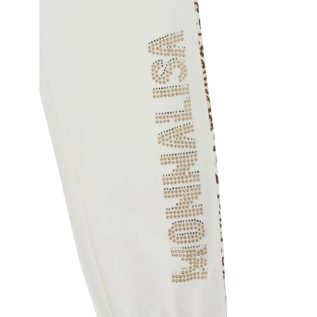 White Logo Sweatpants