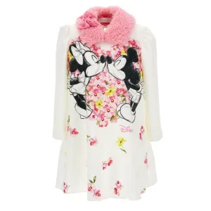White Minnie & Mickey Dress