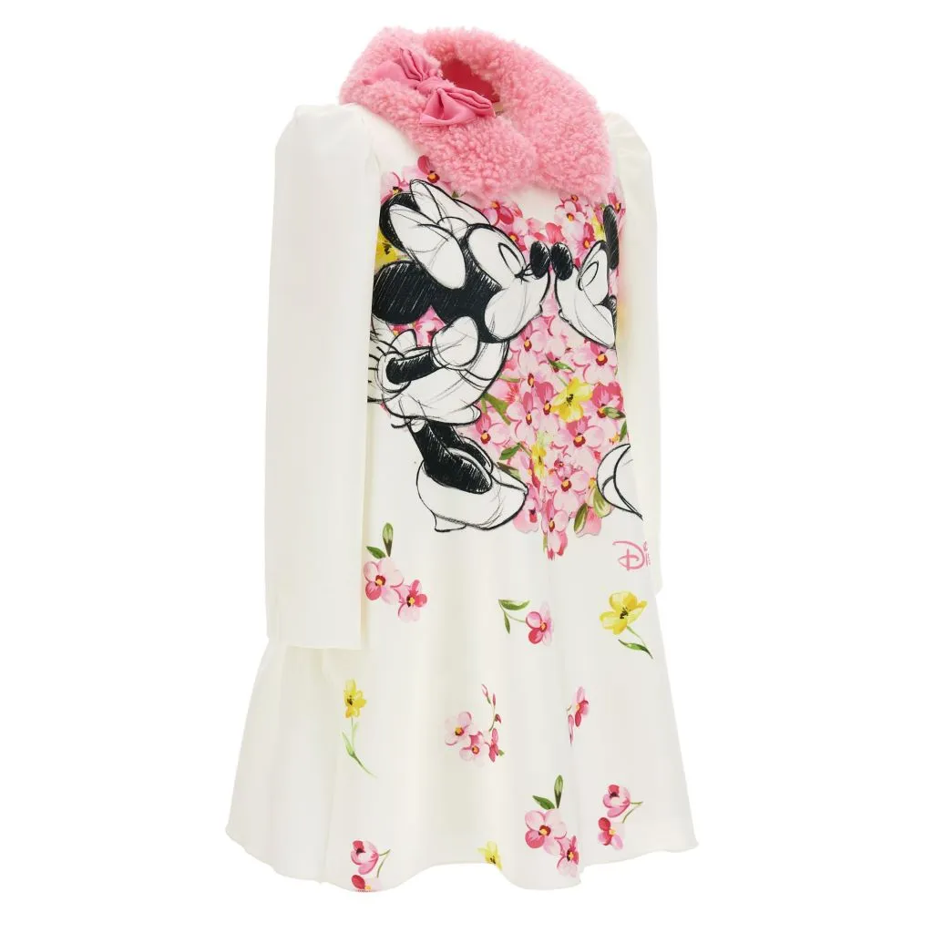 White Minnie & Mickey Dress