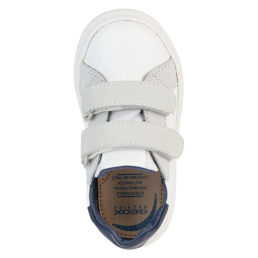 White Navy Nashik Velcro Sneakers