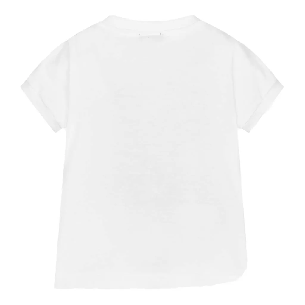 White Puppy Graphic T-Shirt