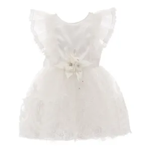White Shire Bow Dress