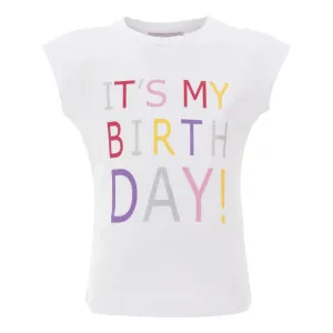 White Silver Birthday T-Shirt