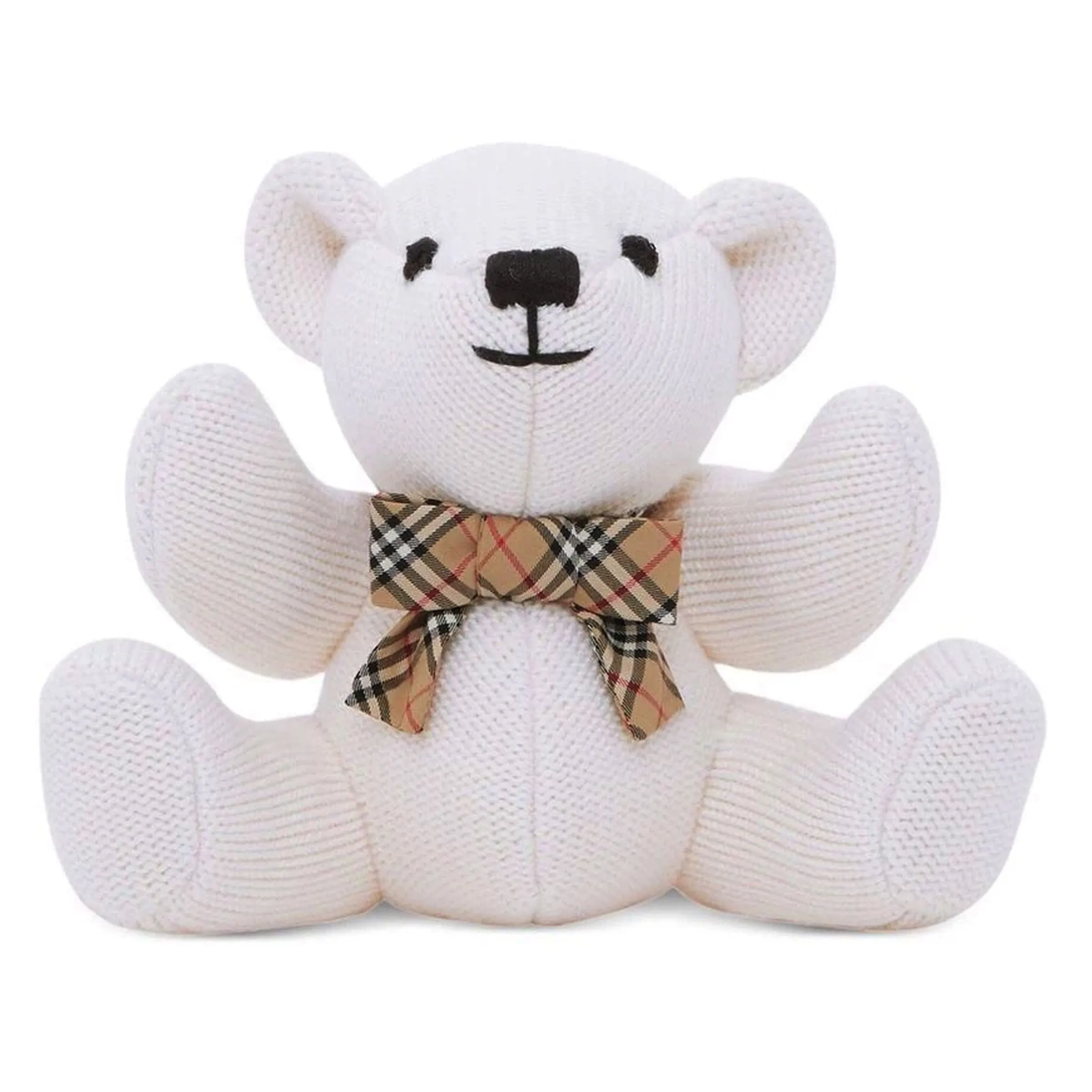 White Thomas Bear Rattle