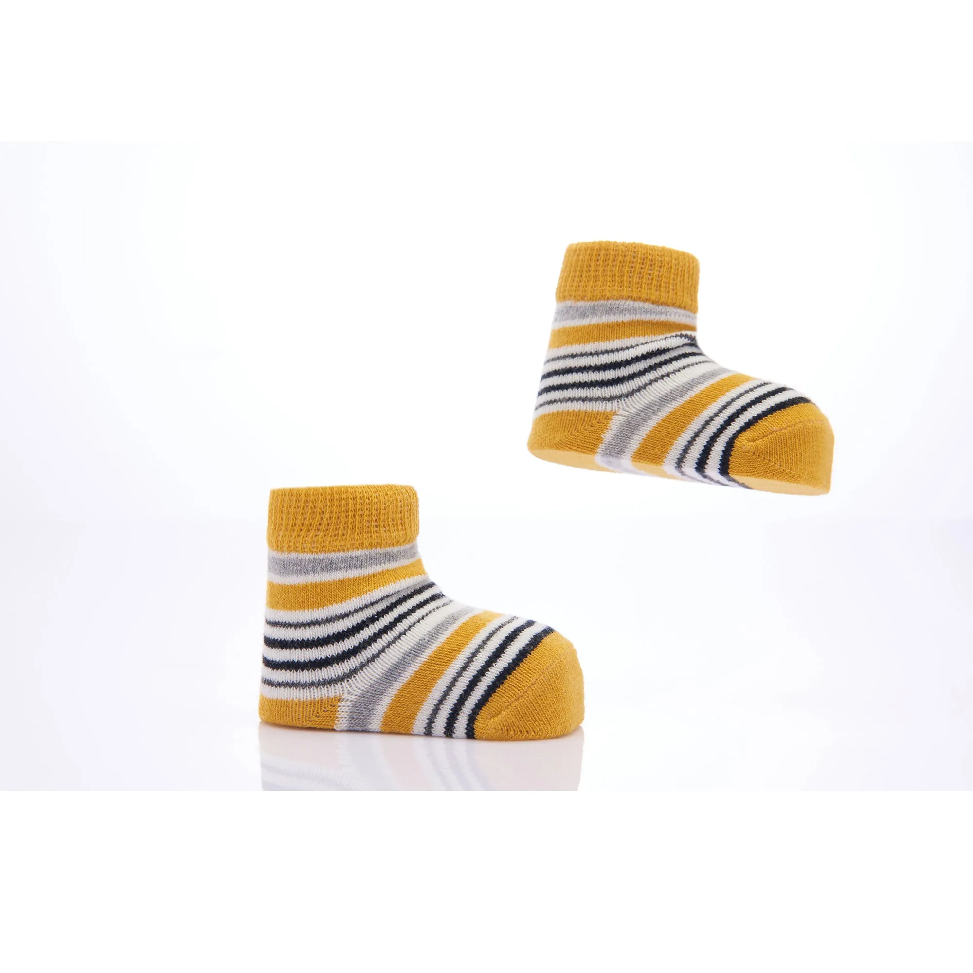 Yellow 3pc Koala Print Cotton Socks Set
