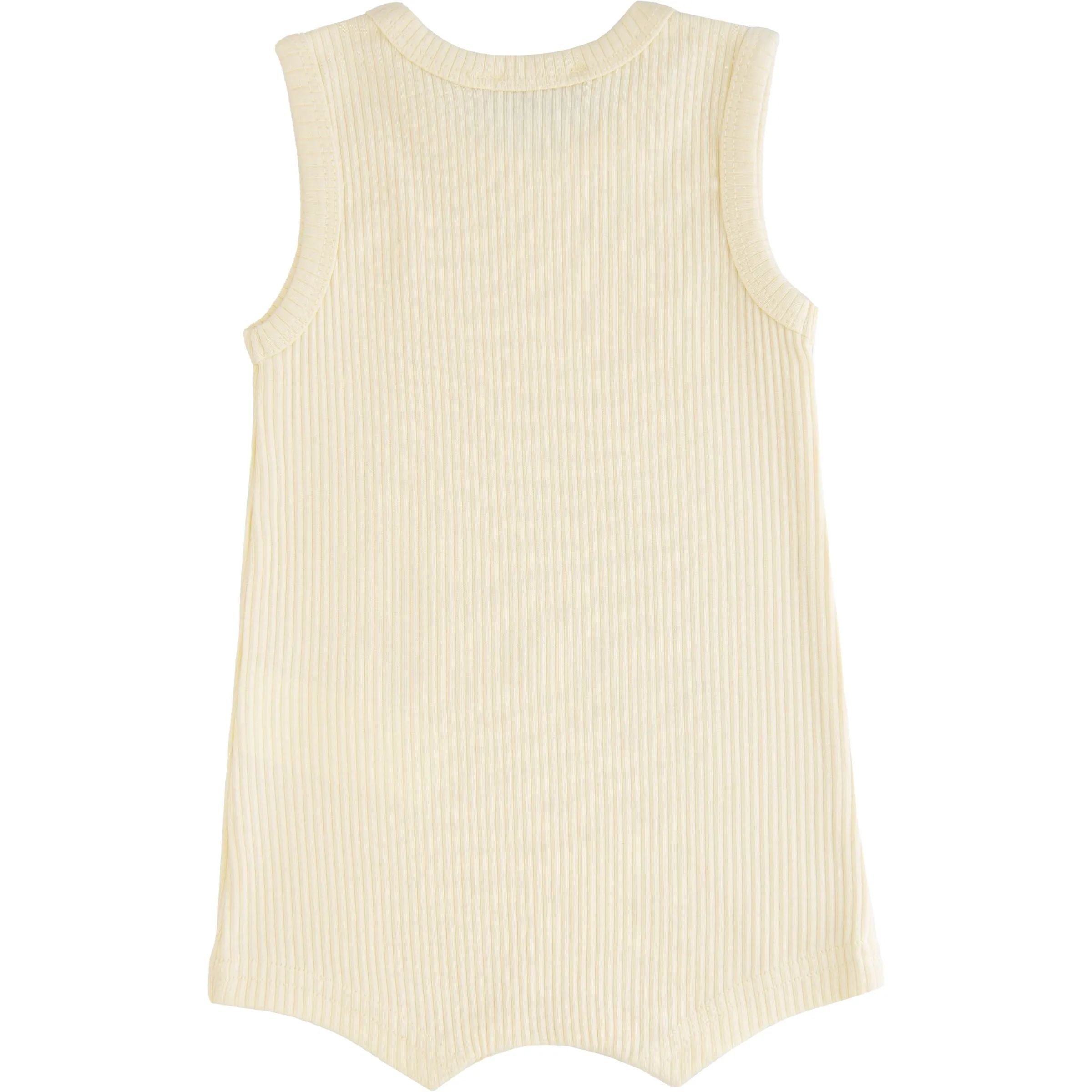 Yellow Sleeveless Modal Shortie