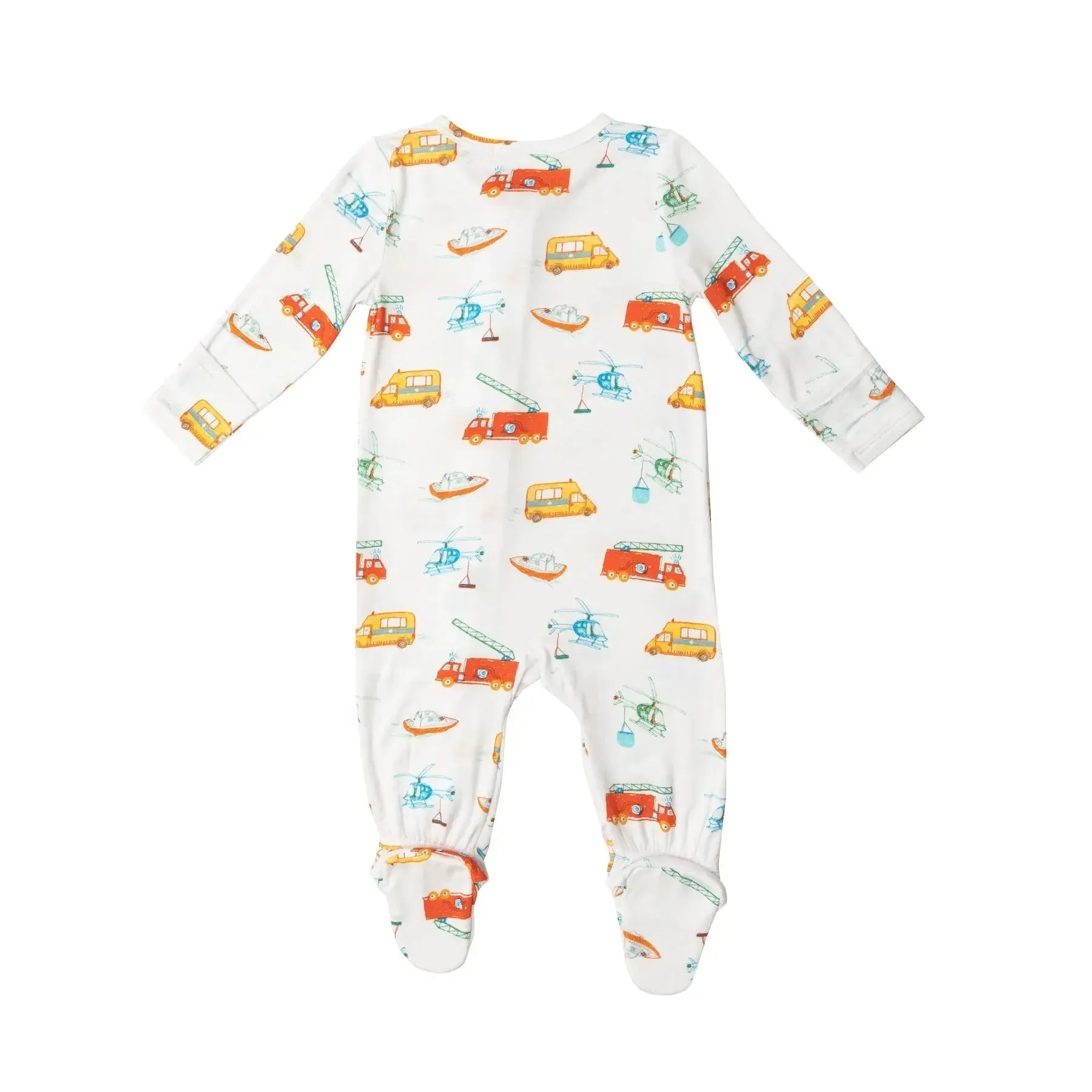 Zipper Footie - Rescue Vehicles | Angel Dear